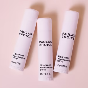 Paula’s Choice Lipscreen SPF 50, visuel relevé sur la page fabricant