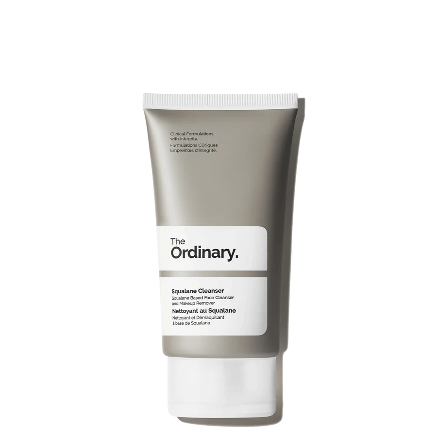 The Ordinary Squalane Cleanser, visuel relevé sur la page fabricant